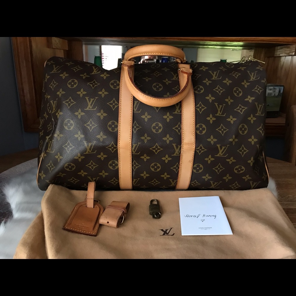 Authentic LOUIS VUITTON Keepall 45 Monogram